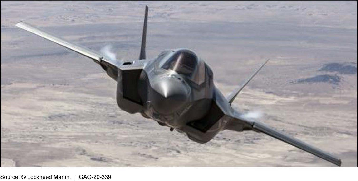 An F-35 in Flight over Edwards Air Force Base