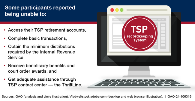 Examples of the Issues Encountered by Thrift Savings Plan (TSP) Participants When Using the New System