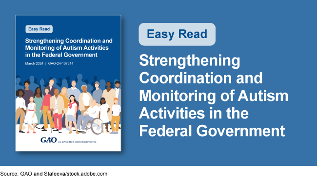 The cover of GAO's Easy Read report