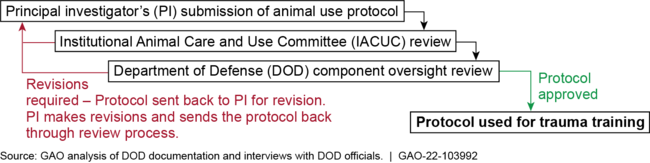 DOD Review Process for Animal Use Protocols for Trauma Training