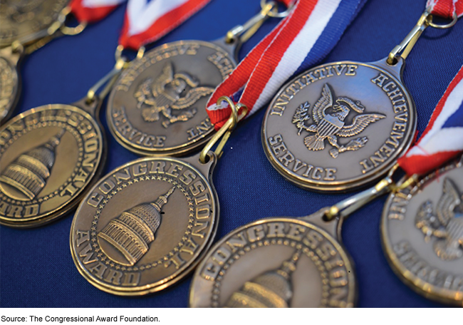Congressional Award medals