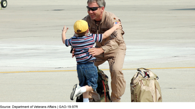 This photo shows a soldier in uniform embracing his child.