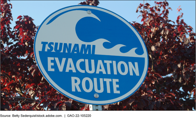 Tsunami Evacuation Sign
