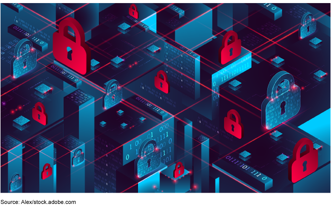 Pattern of locks and code