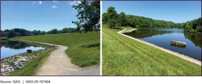 A Natural Resources Conservation Service Watershed Dam in Virginia