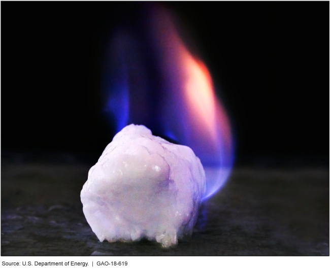 Photo of a white substance on fire.