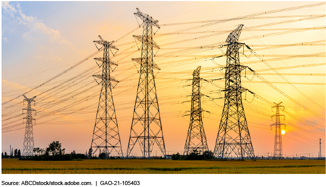 Electrical towers and wires
