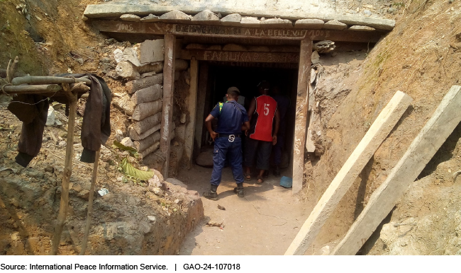 People entering a mine