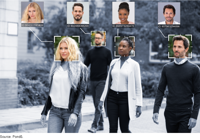 Four individuals identified through facial recognition technology
