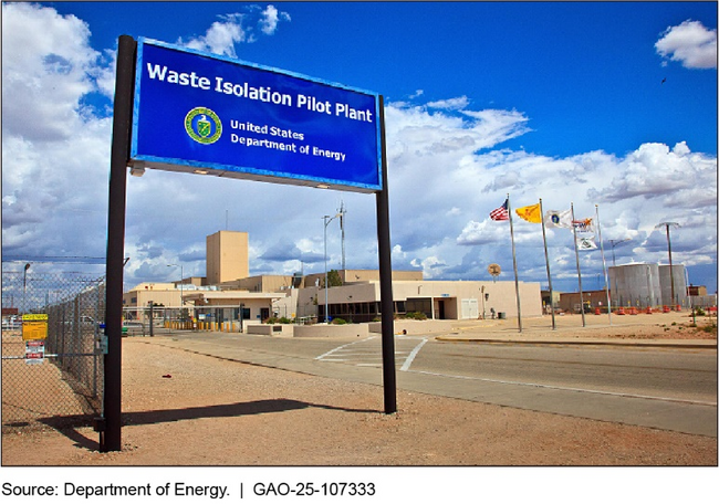  The Waste Isolation Pilot Plant in Carlsbad, New Mexico