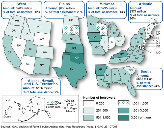 Inflation Reduction Act Section 22006 Assistance Recipients by Region, as of April 29, 2024