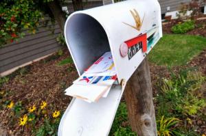 Photo of letters in a mailbox