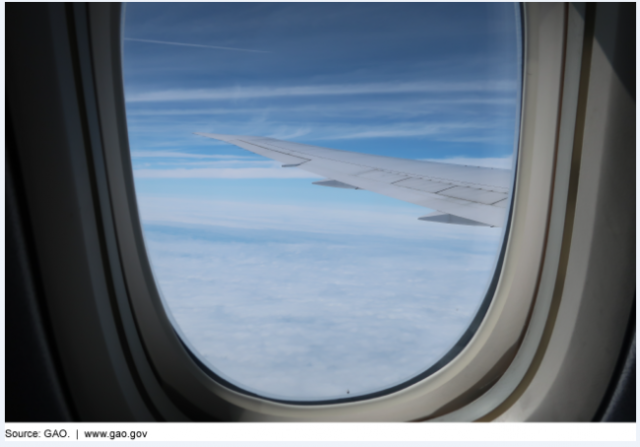 A Photo of an Airplane Window Overlooking the Wings of the Plane