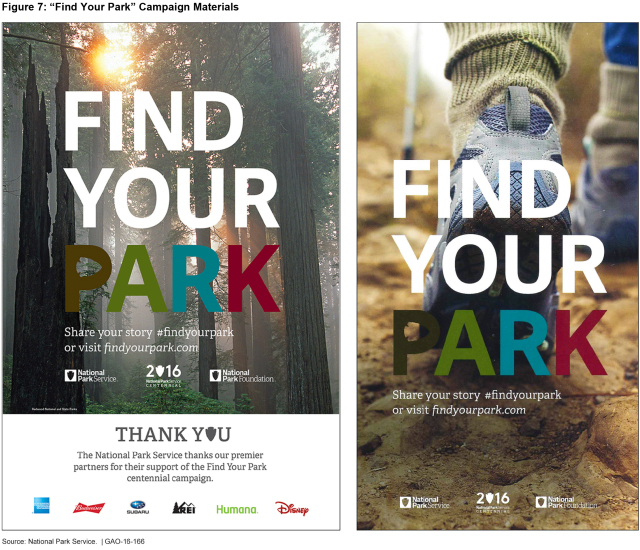 Figure 7: “Find Your Park” Campaign Materials