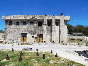 Figure 25: Power Station Building (Property No. 354), Midway Atoll, Sand Island (April 13, 2015)