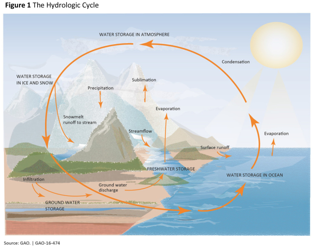Figure 1 The Hydrologic Cycle