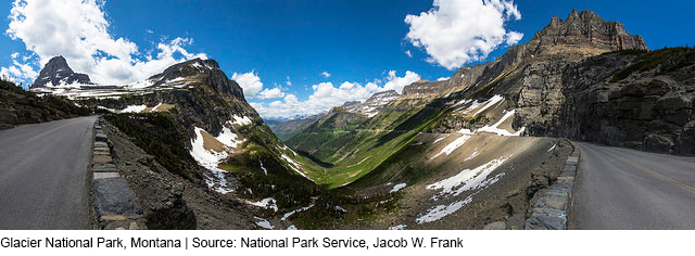 Glacier National Park, Montana | Source: National Park Service, Jacob W. Frank