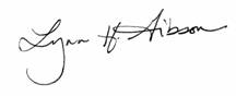 Lynn H. Gibson's signature