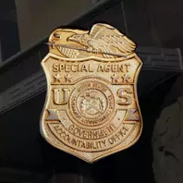 image of GAO special agent badge