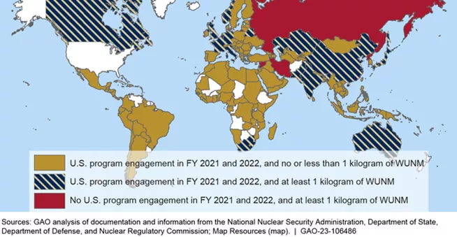 U.S. Program Efforts to Secure Nuclear Materials, including Weapon Usable Nuclear Material  FYs 2021 and 2022