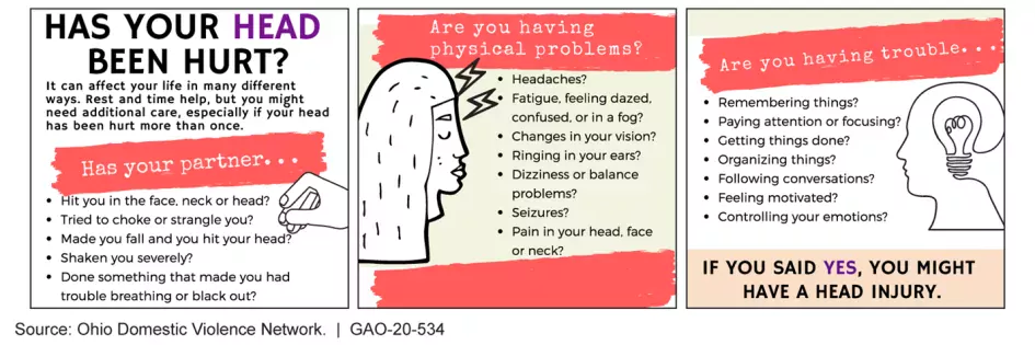 infographic re: head injury