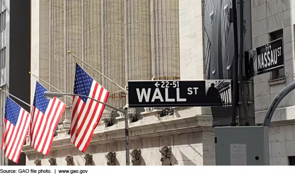 Photo of Wall Street sign in New York City