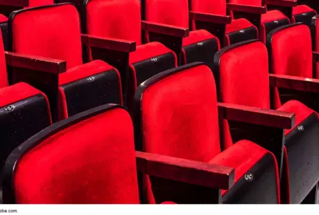 photo of empty seats in a theater