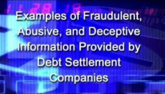 Undercover Calls Made to Debt Settlement Companies
